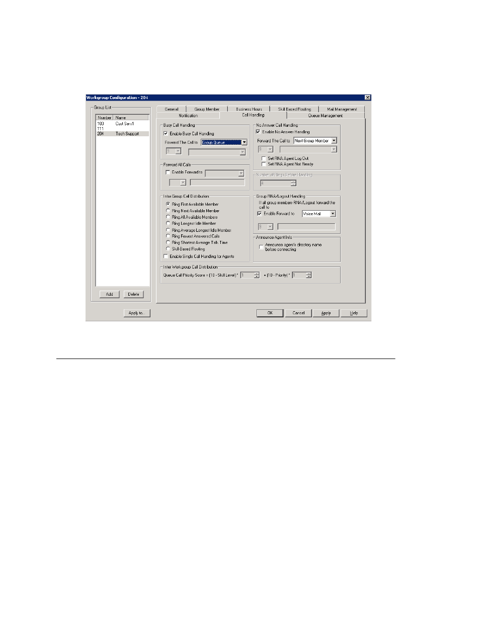 Handling busy calls | AltiGen comm ACM 5.1 User Manual | Page 306 / 454