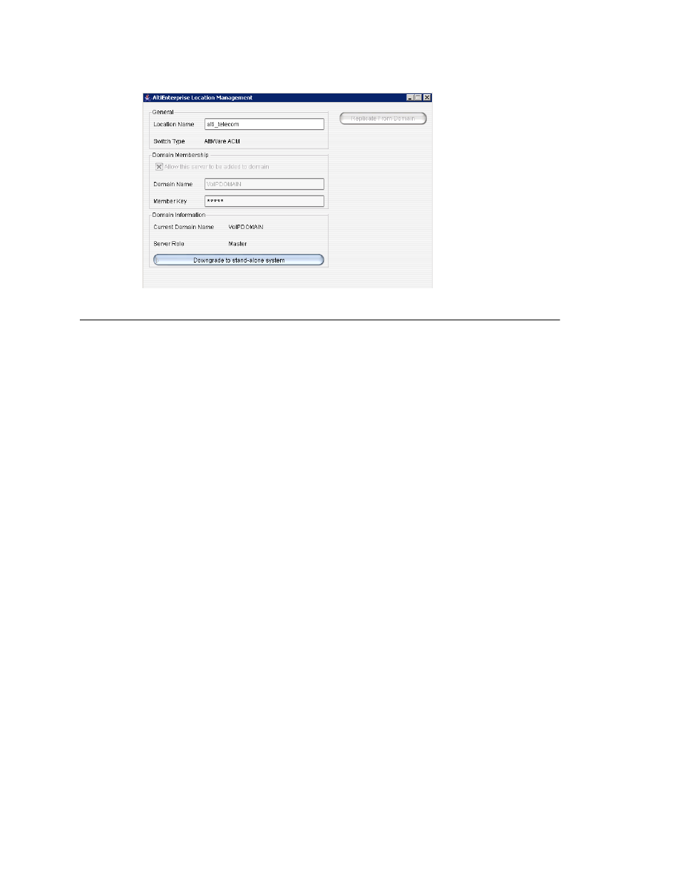 Declaring additional servers for the voip domain | AltiGen comm ACM 5.1 User Manual | Page 355 / 454