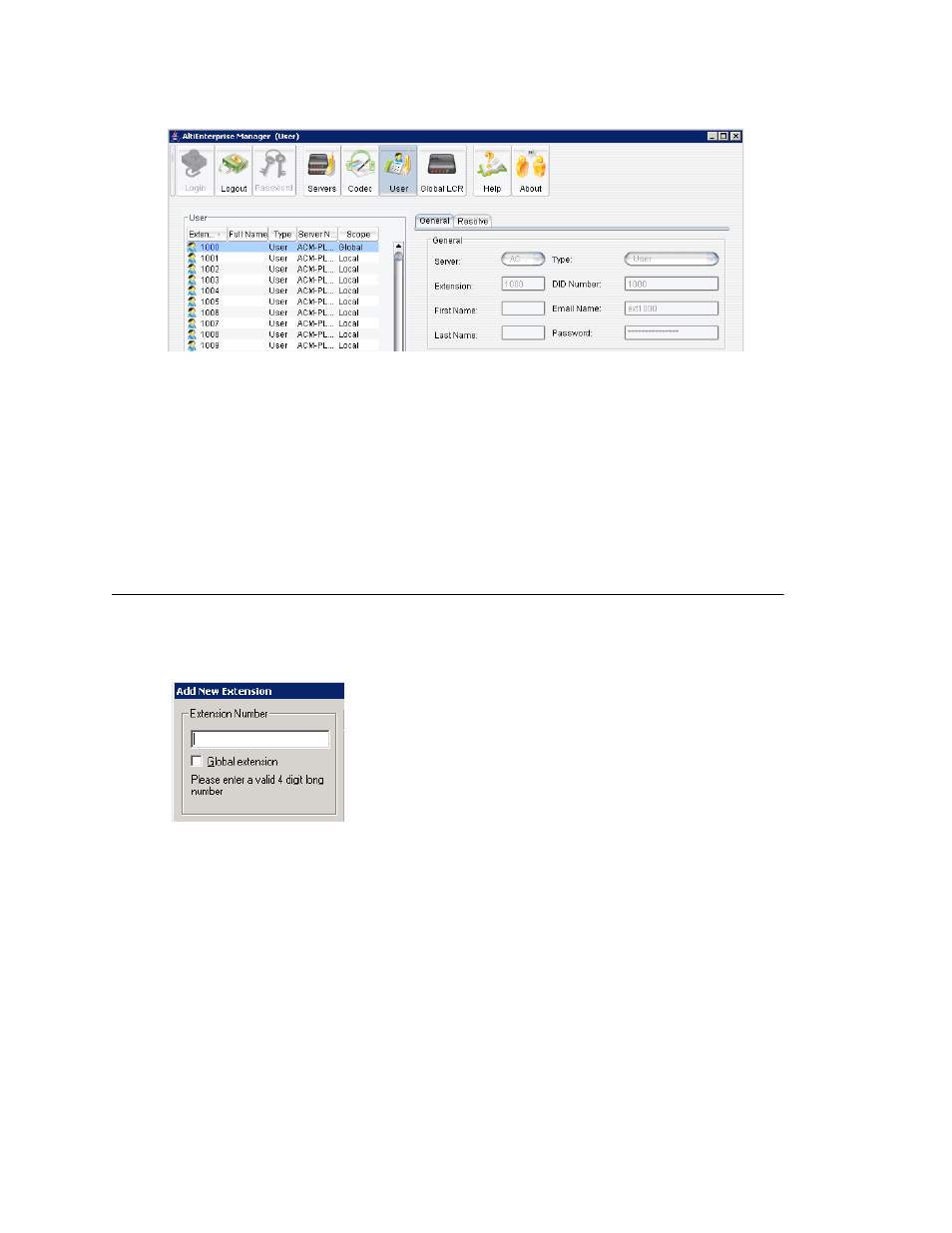 The scope of an extension in the voip domain | AltiGen comm ACM 5.1 User Manual | Page 360 / 454