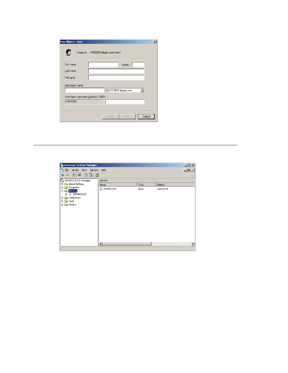 Exchange system manager configuration | AltiGen comm ACM 5.1 User Manual | Page 377 / 454