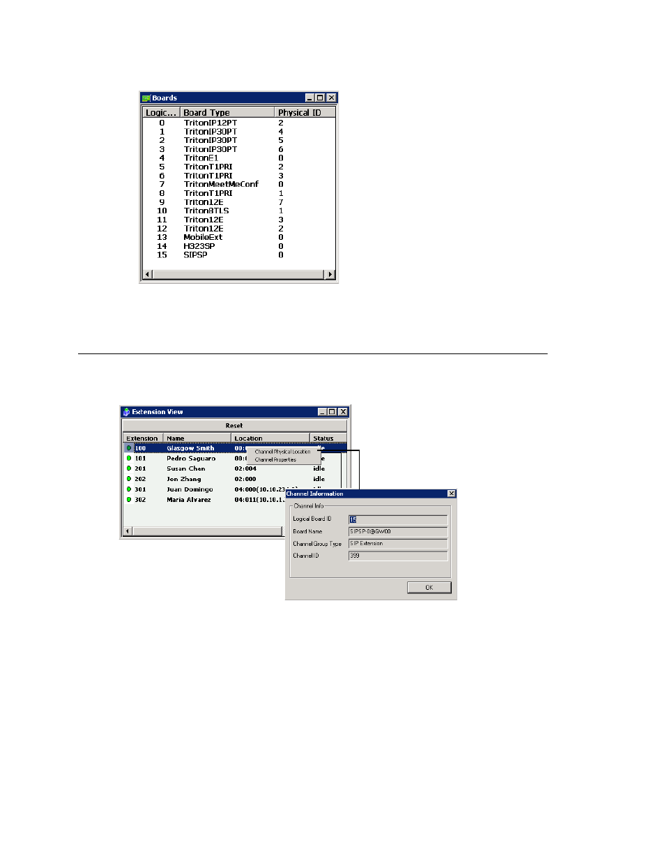 Extension view window | AltiGen comm ACM 5.1 User Manual | Page 59 / 454