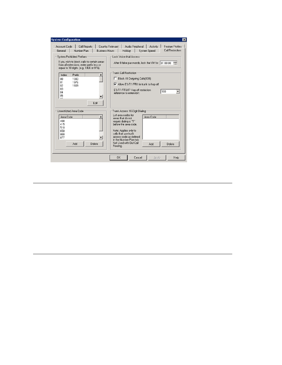 Blocking calls to area codes from all extensions, Setting local/toll free area codes | AltiGen comm ACM 5.1 User Manual | Page 81 / 454