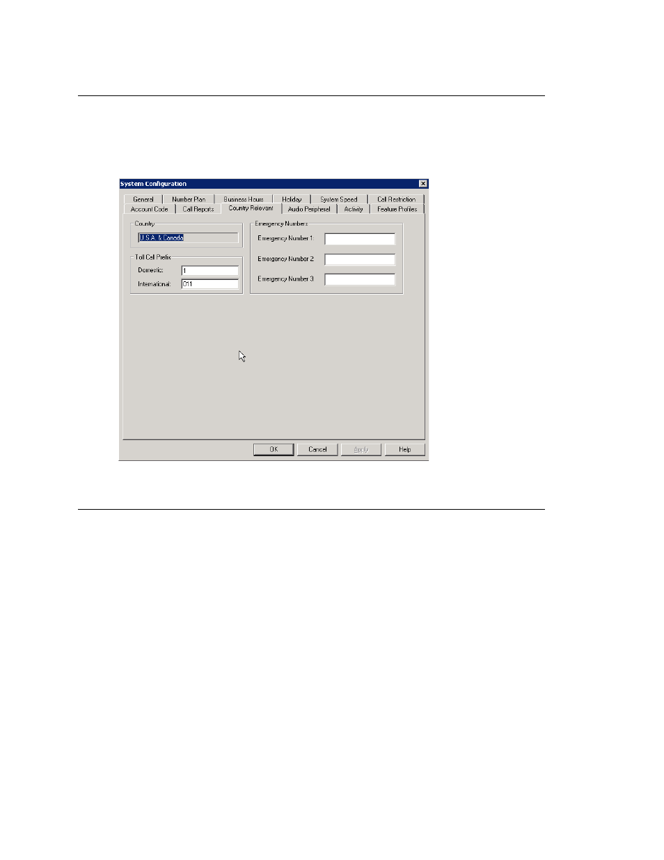 Country-relevant settings, Setting toll call prefixes | AltiGen comm ACM 5.1 User Manual | Page 86 / 454