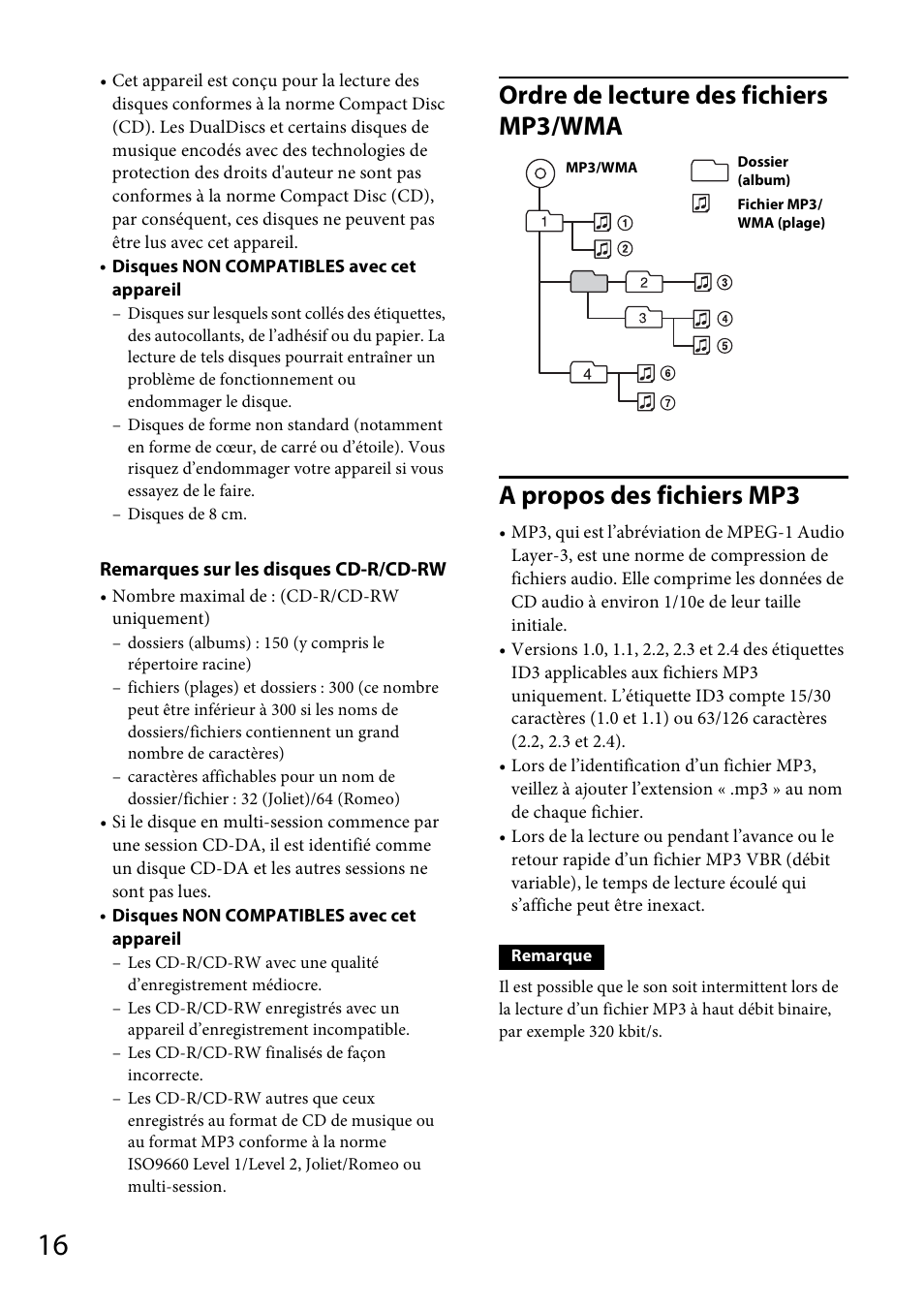 Sony CDX-GT264MP User Manual | Page 54 / 100