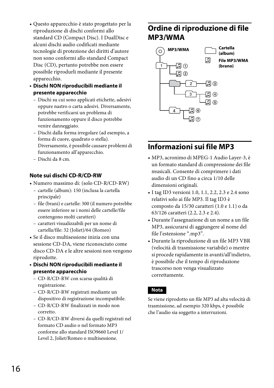 Sony CDX-GT264MP User Manual | Page 74 / 100