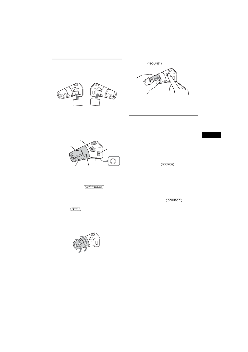 Joystick rm-x4s, Zusätzliche audiogeräte, Joystick rm-x4s zusätzliche audiogeräte | Seite 15, Seite 15) | Sony CDX-R6750 User Manual | Page 35 / 104