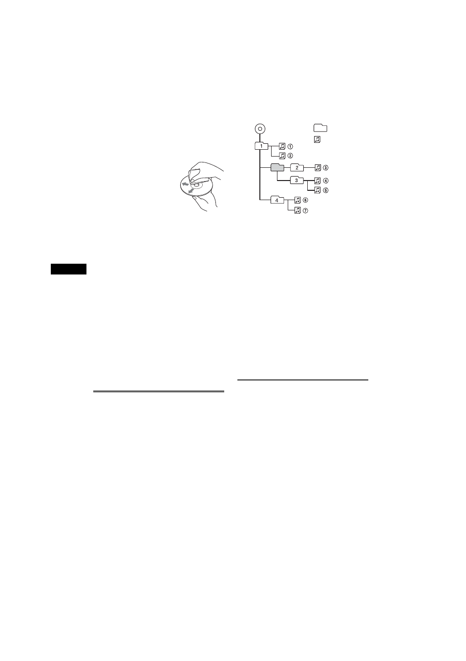 A propos des fichiers mp3, A propos de cd atrac, A propos des fichiers mp3 a propos de cd atrac | Sony CDX-R6750 User Manual | Page 58 / 104
