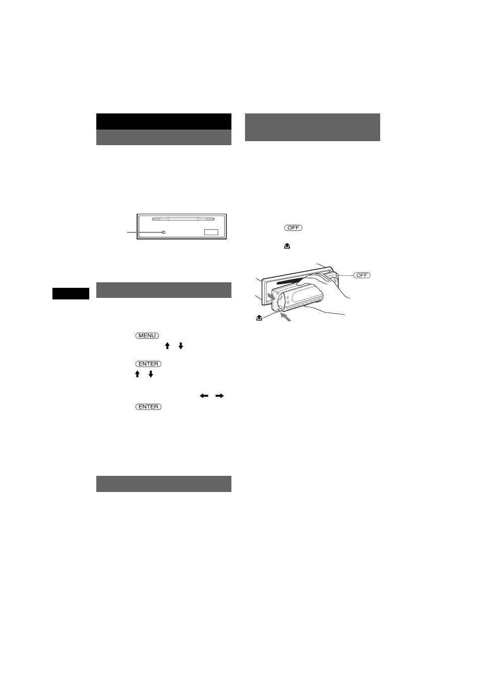 Operazioni preliminari, Azzeramento dell’apparecchio, Regolazione dell’orologio | Modo demo, Rimozione del pannello anteriore | Sony CDX-R6750 User Manual | Page 66 / 104