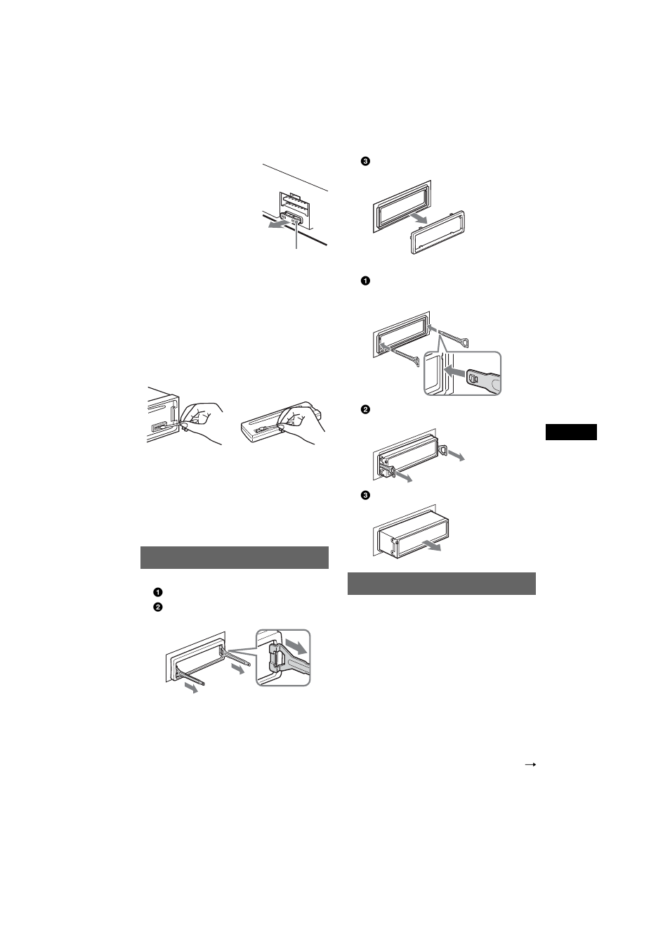 Het apparaat verwijderen, Technische gegevens, Het apparaat verwijderen technische gegevens | Sony CDX-R6750 User Manual | Page 99 / 104