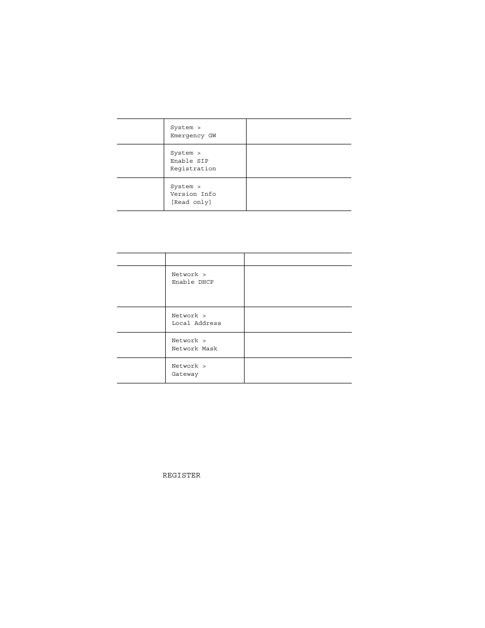 Network settings, Registration from the phone’s menu | AltiGen comm 720 User Manual | Page 27 / 56