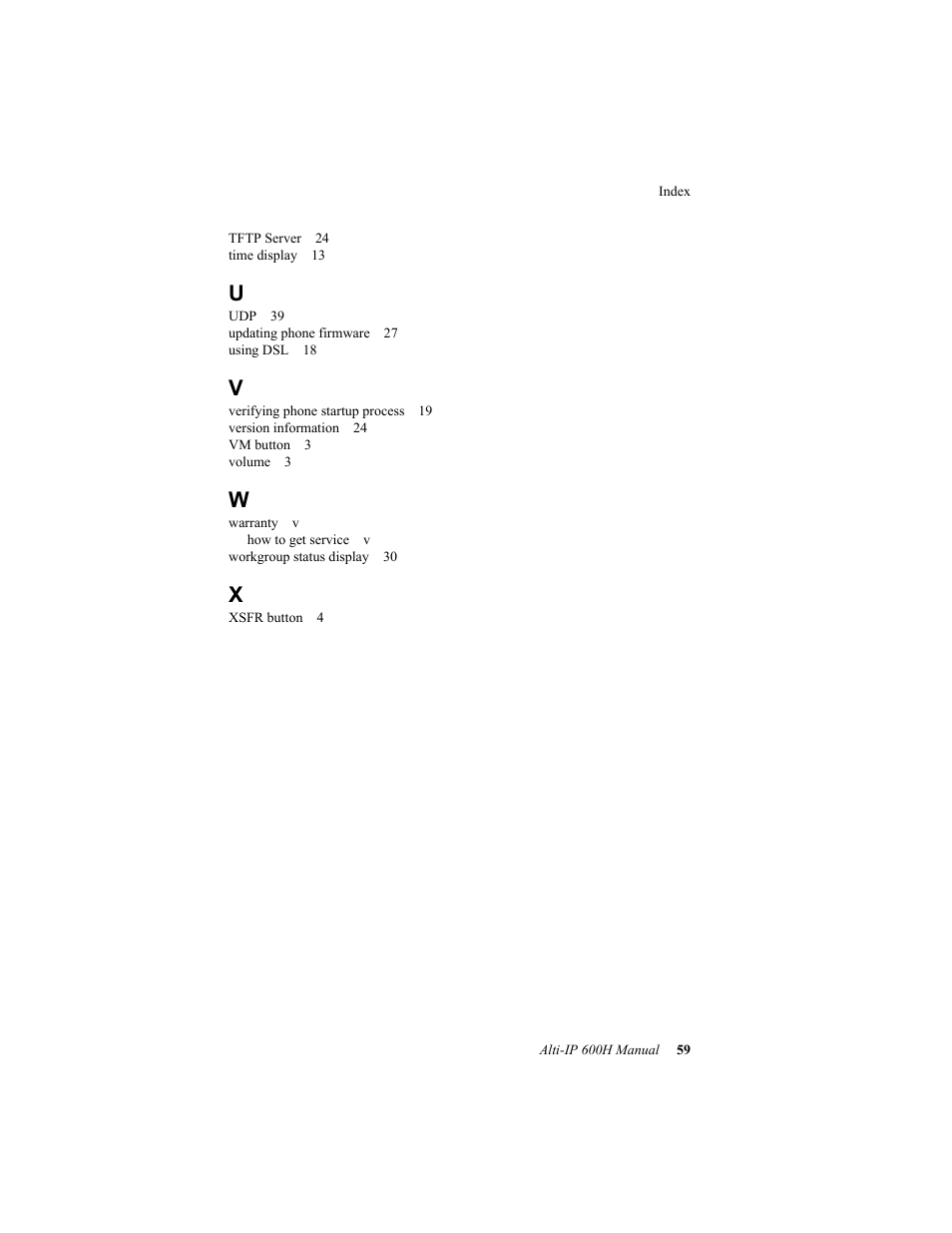 AltiGen comm 600H User Manual | Page 69 / 69