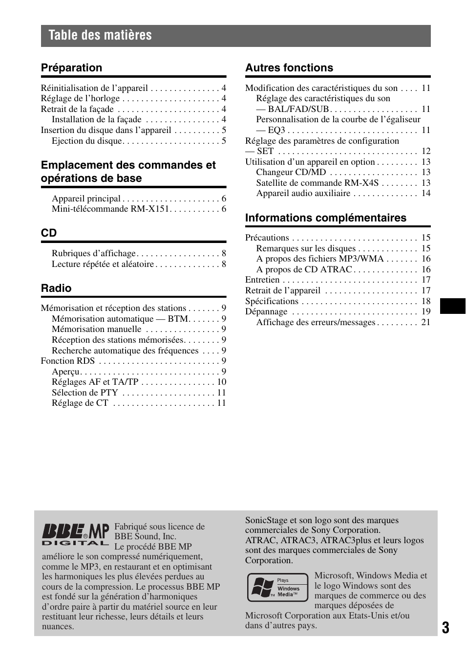 Sony CDX-RA550 User Manual | Page 41 / 100