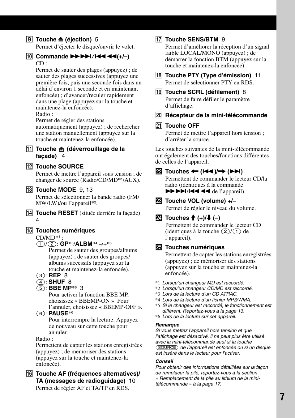 Sony CDX-RA550 User Manual | Page 45 / 100
