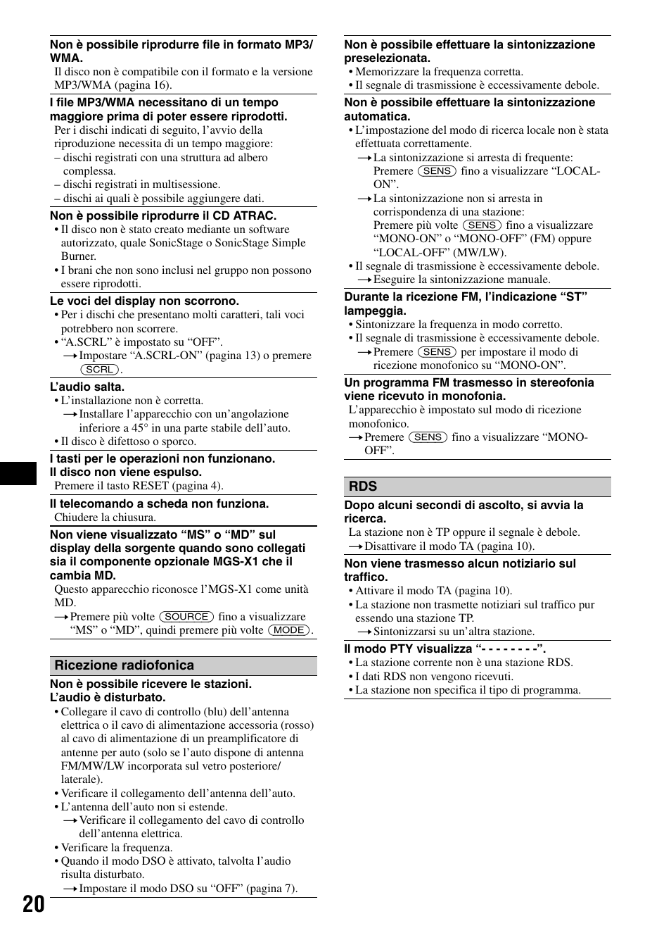 Sony CDX-RA550 User Manual | Page 78 / 100