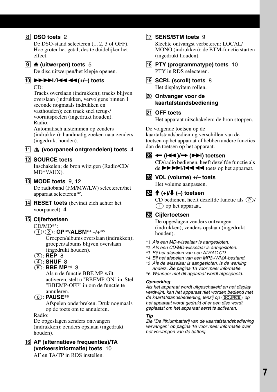 Sony CDX-RA550 User Manual | Page 85 / 100