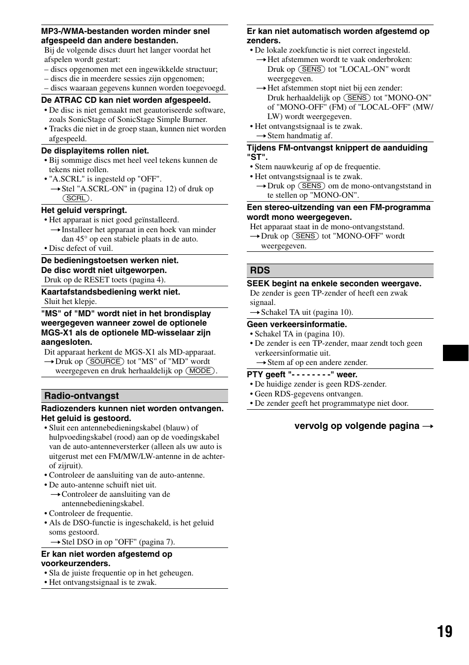 Sony CDX-RA550 User Manual | Page 97 / 100