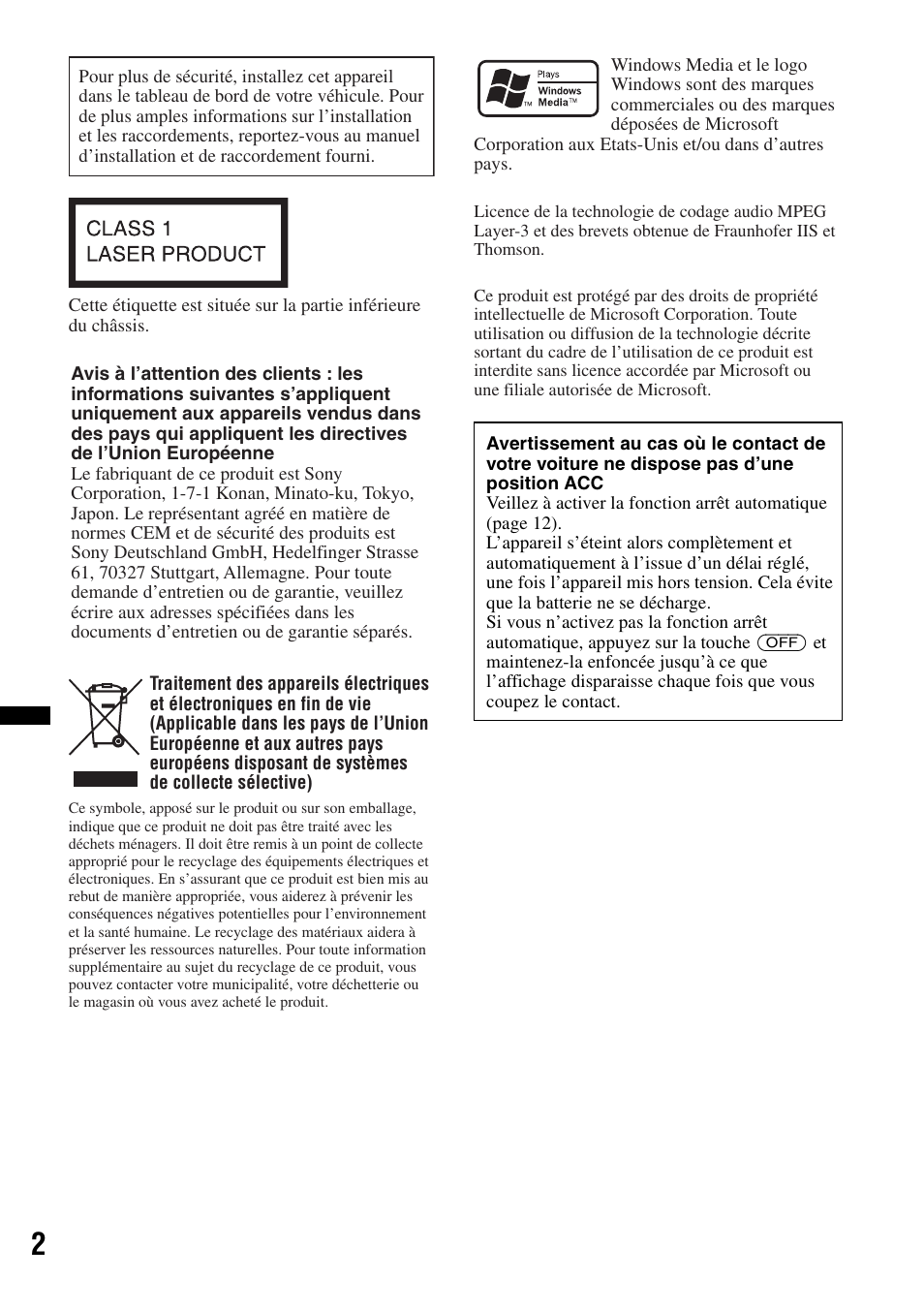 Sony CDX-GT29 User Manual | Page 36 / 92