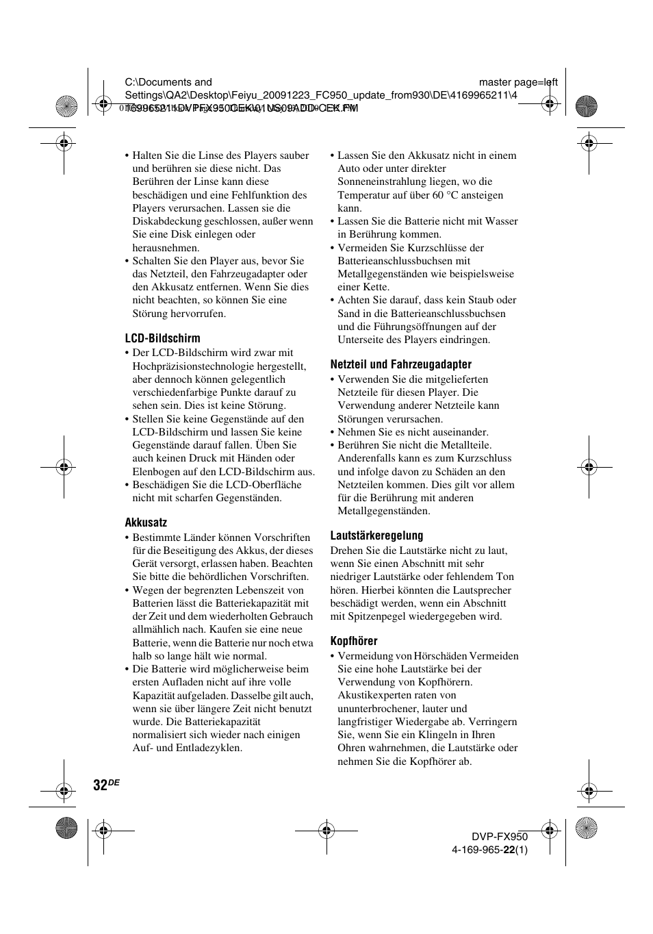 Sony DVP-FX950 User Manual | Page 100 / 216