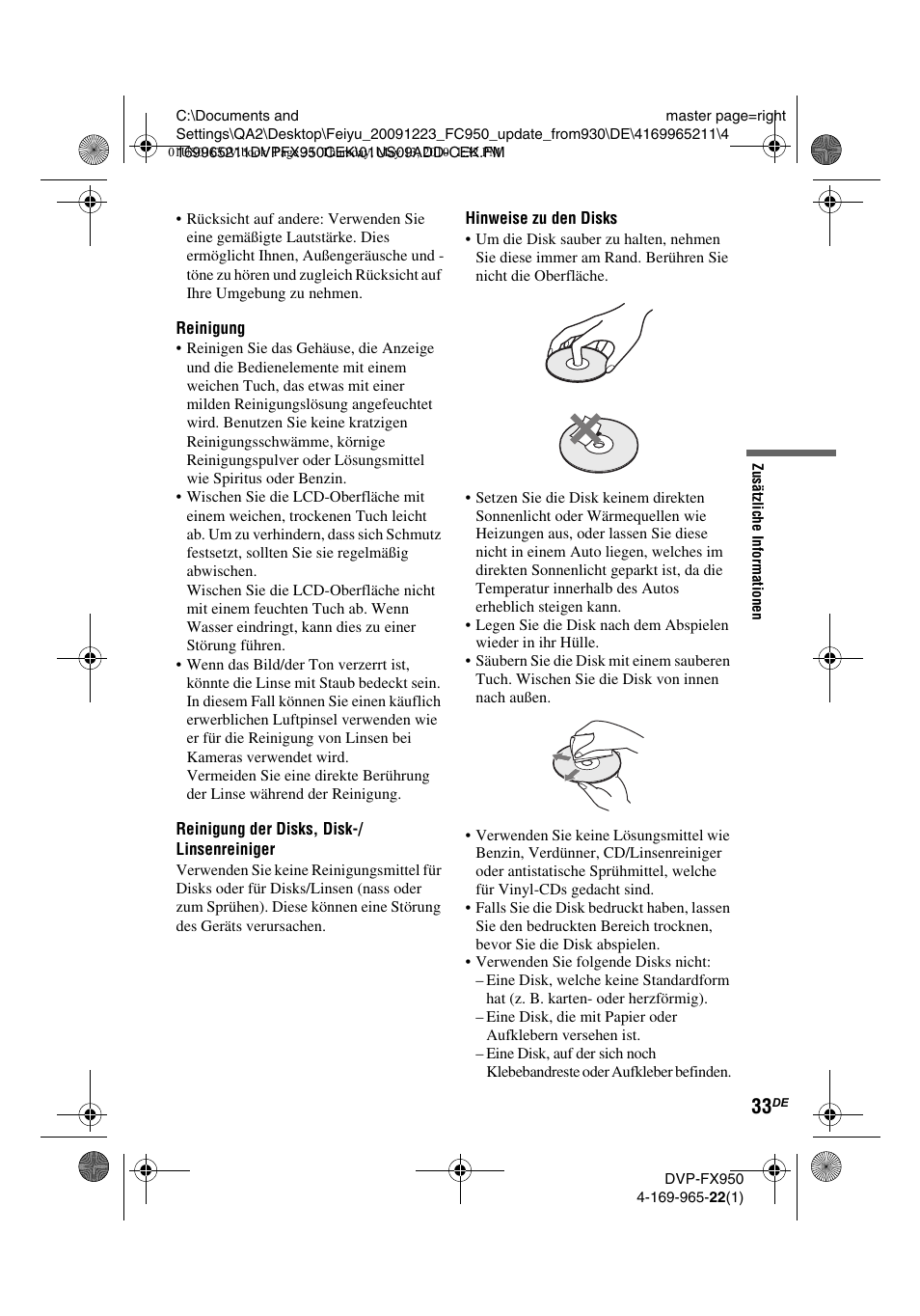 Sony DVP-FX950 User Manual | Page 101 / 216