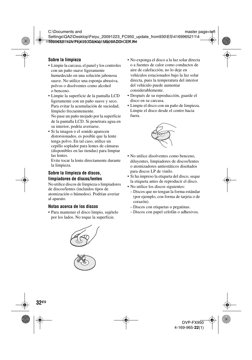 Sony DVP-FX950 User Manual | Page 136 / 216