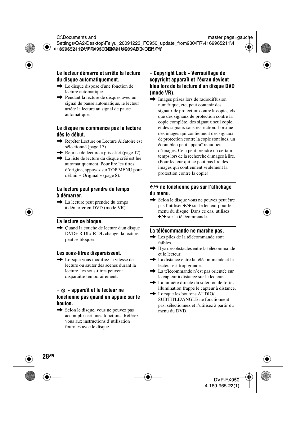 Sony DVP-FX950 User Manual | Page 60 / 216
