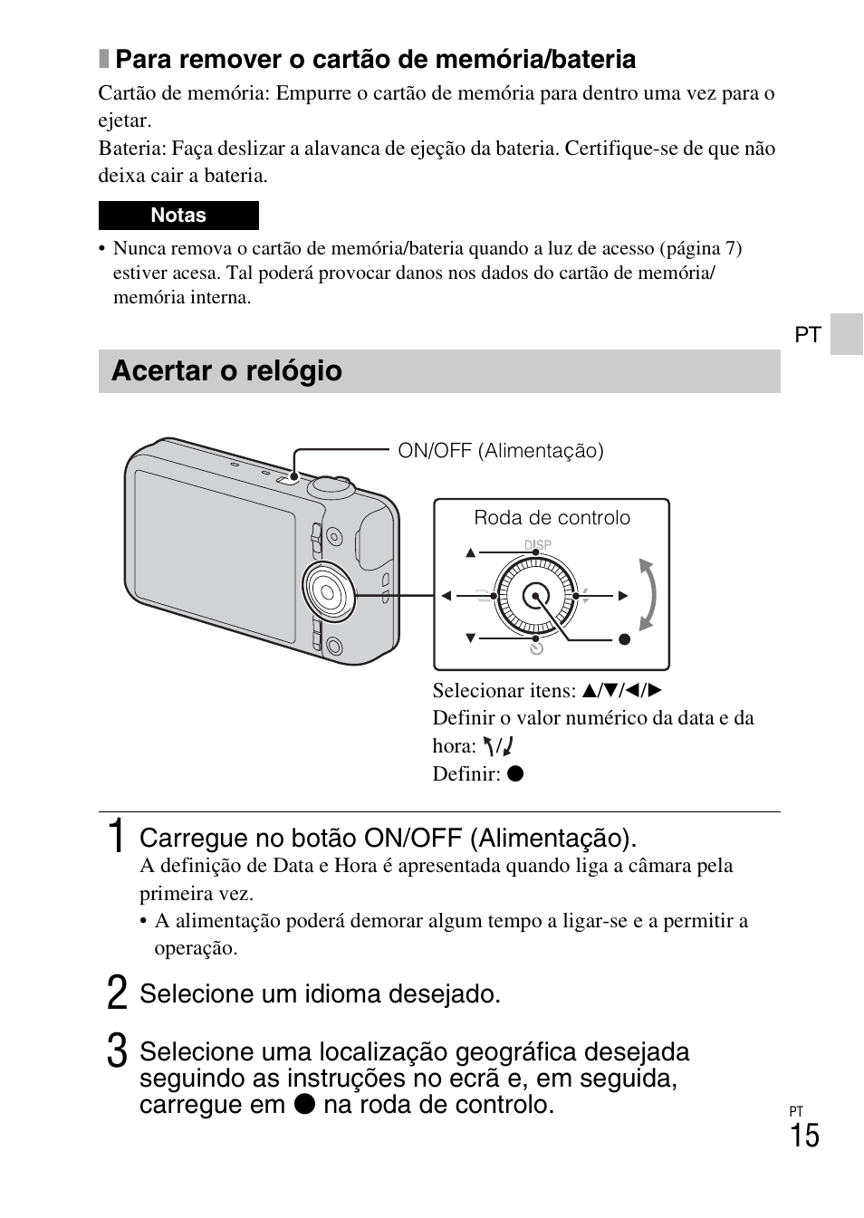 Acertar o relógio | Sony DSC-WX60 User Manual | Page 155 / 611