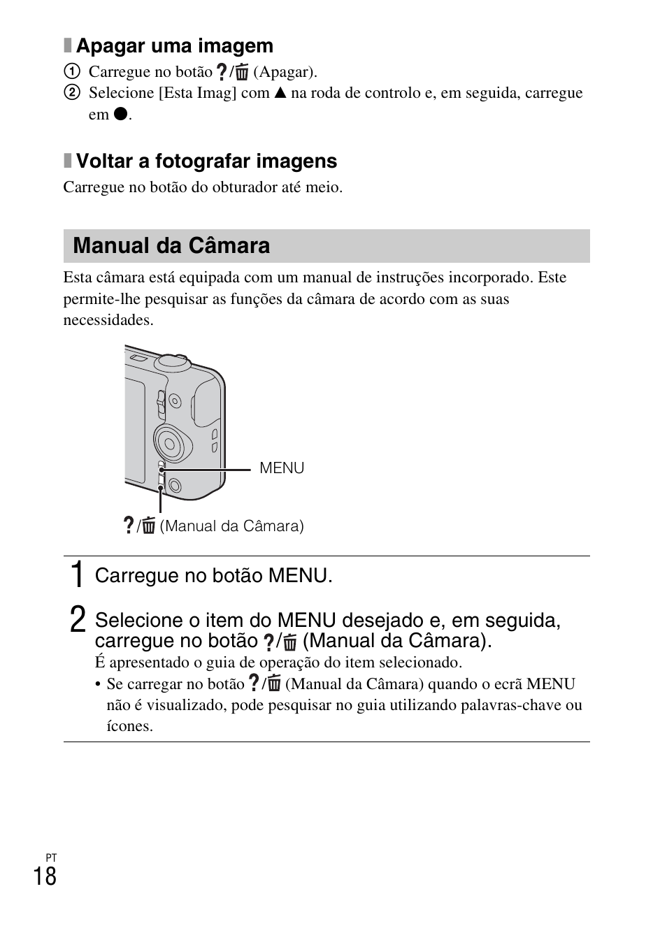 Manual da câmara | Sony DSC-WX60 User Manual | Page 158 / 611