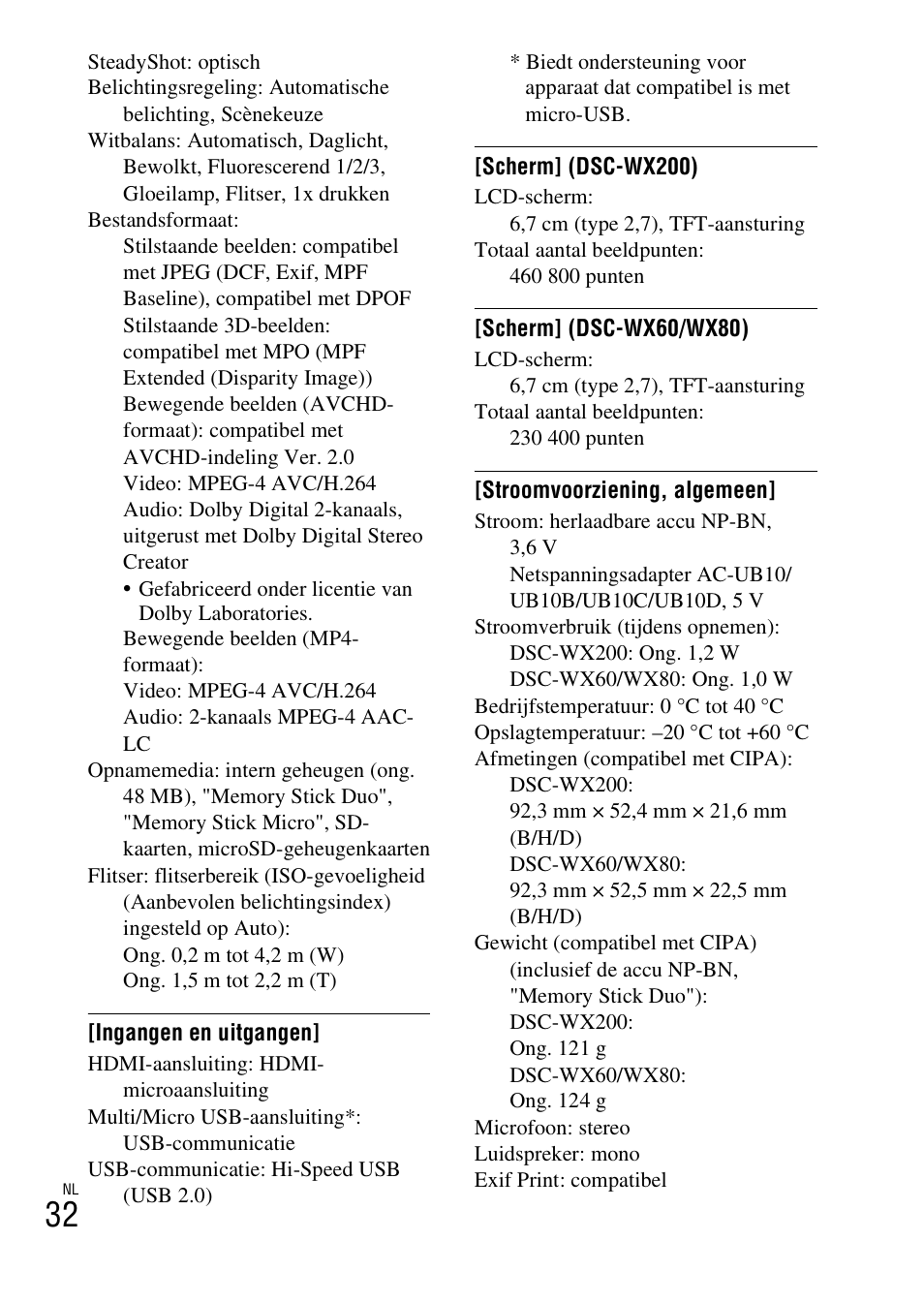 Sony DSC-WX60 User Manual | Page 240 / 611