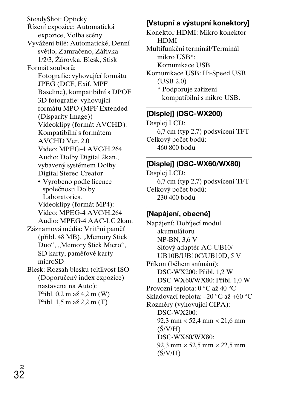 Sony DSC-WX60 User Manual | Page 308 / 611
