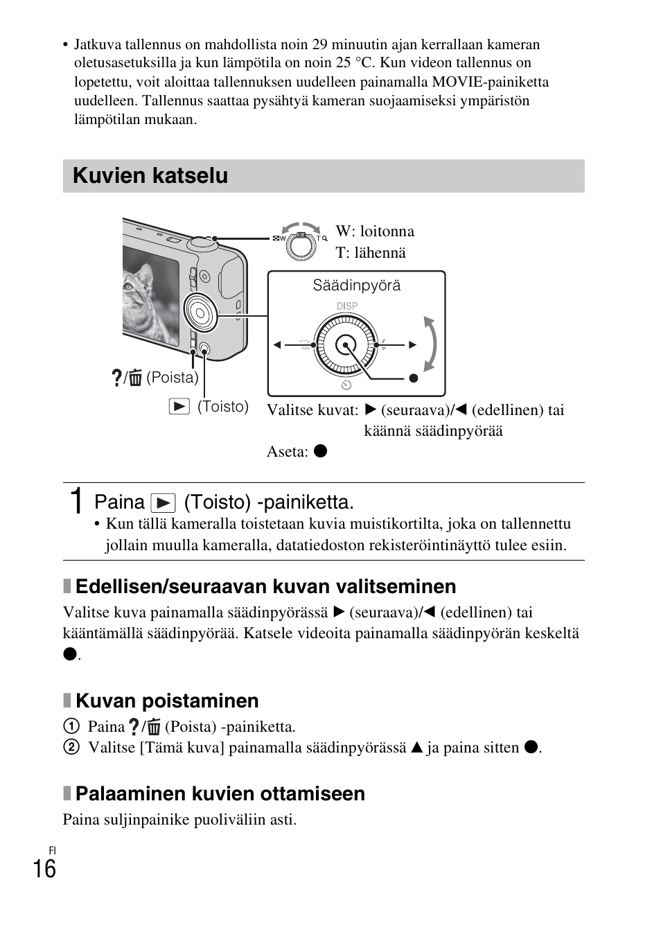 Kuvien katselu | Sony DSC-WX60 User Manual | Page 426 / 611