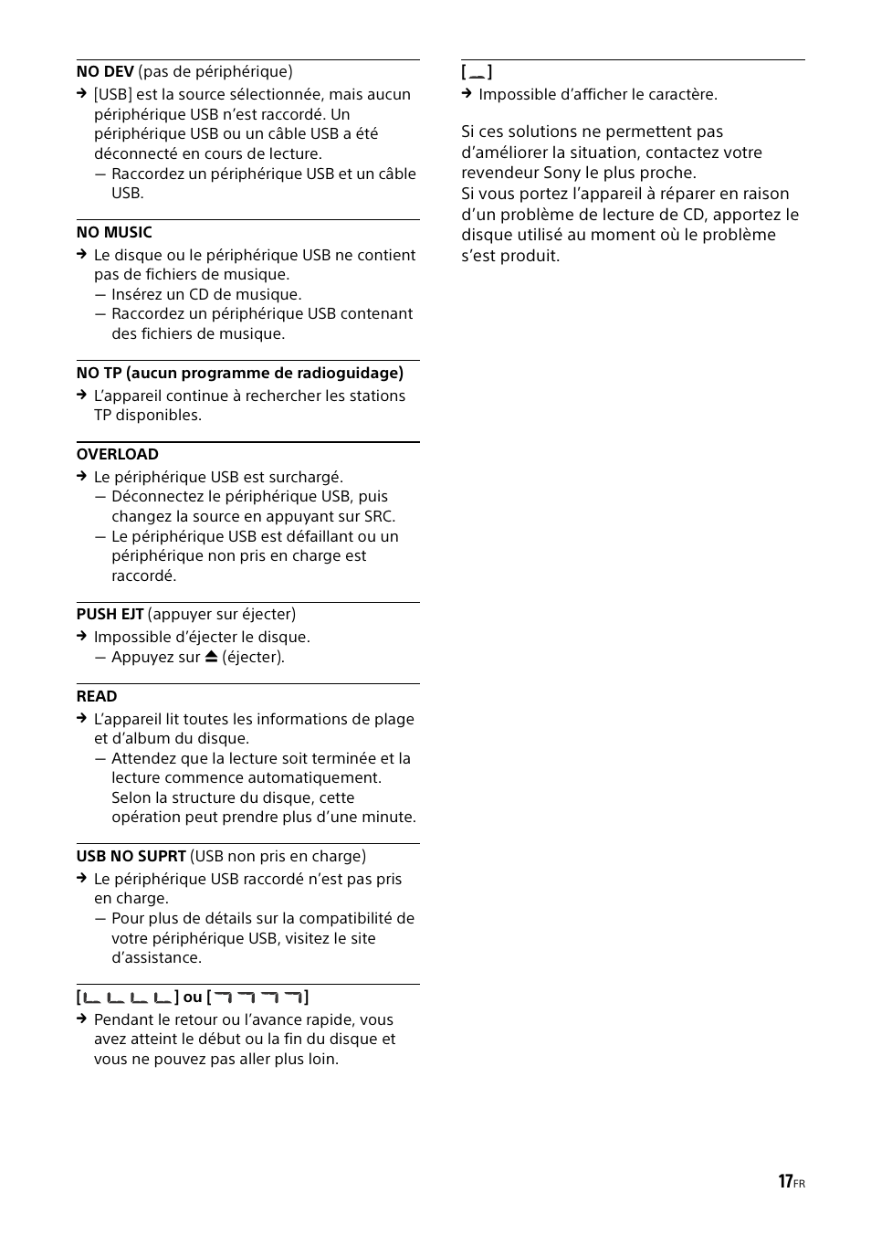 Sony CDX-G1000U User Manual | Page 51 / 84