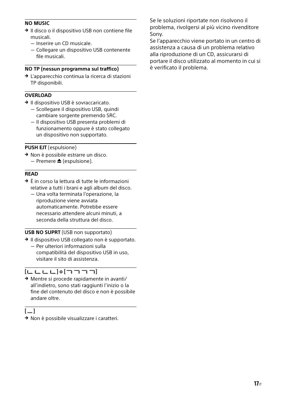 Sony CDX-G1000U User Manual | Page 67 / 84