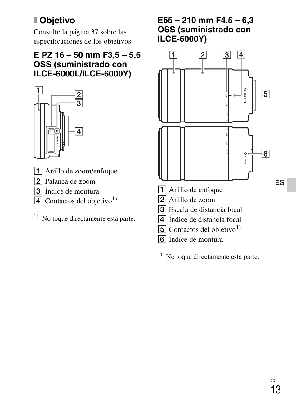 Xobjetivo | Sony ILCE-6000L User Manual | Page 127 / 519