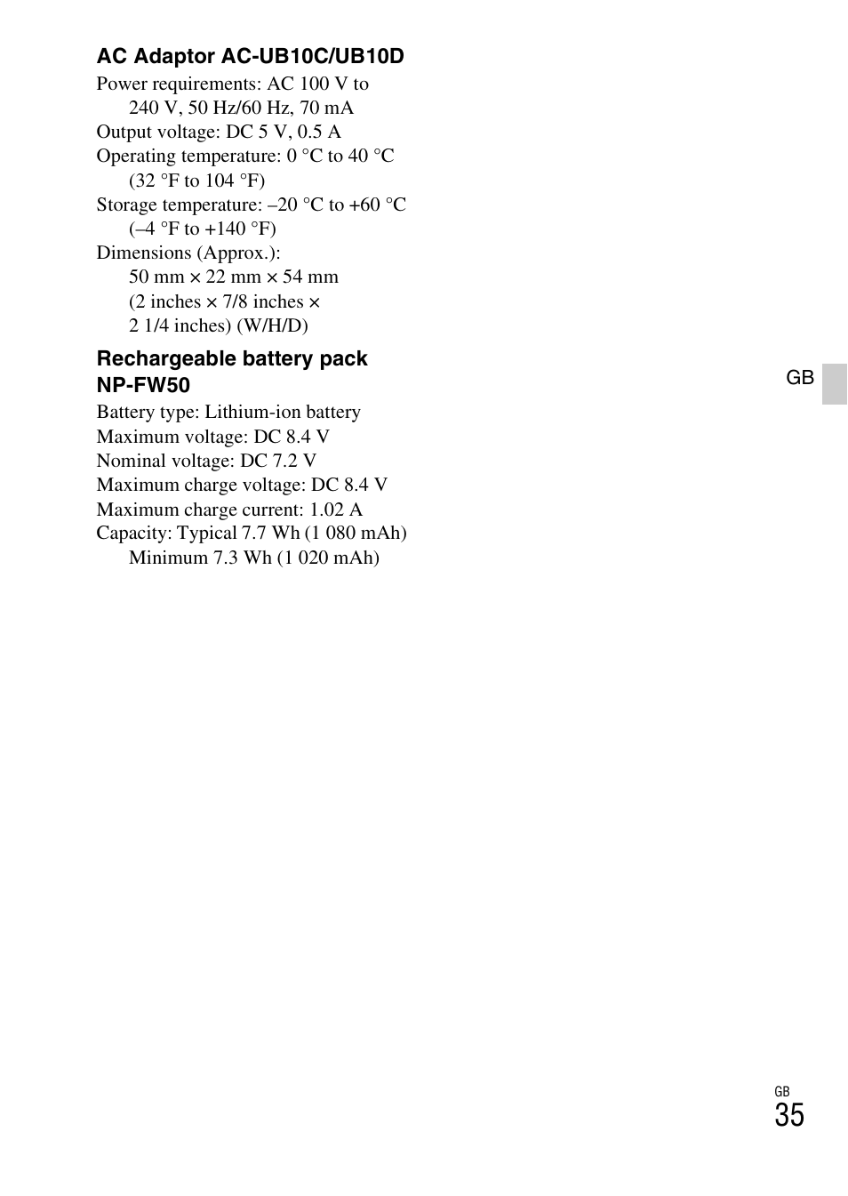 Sony ILCE-6000L User Manual | Page 35 / 519