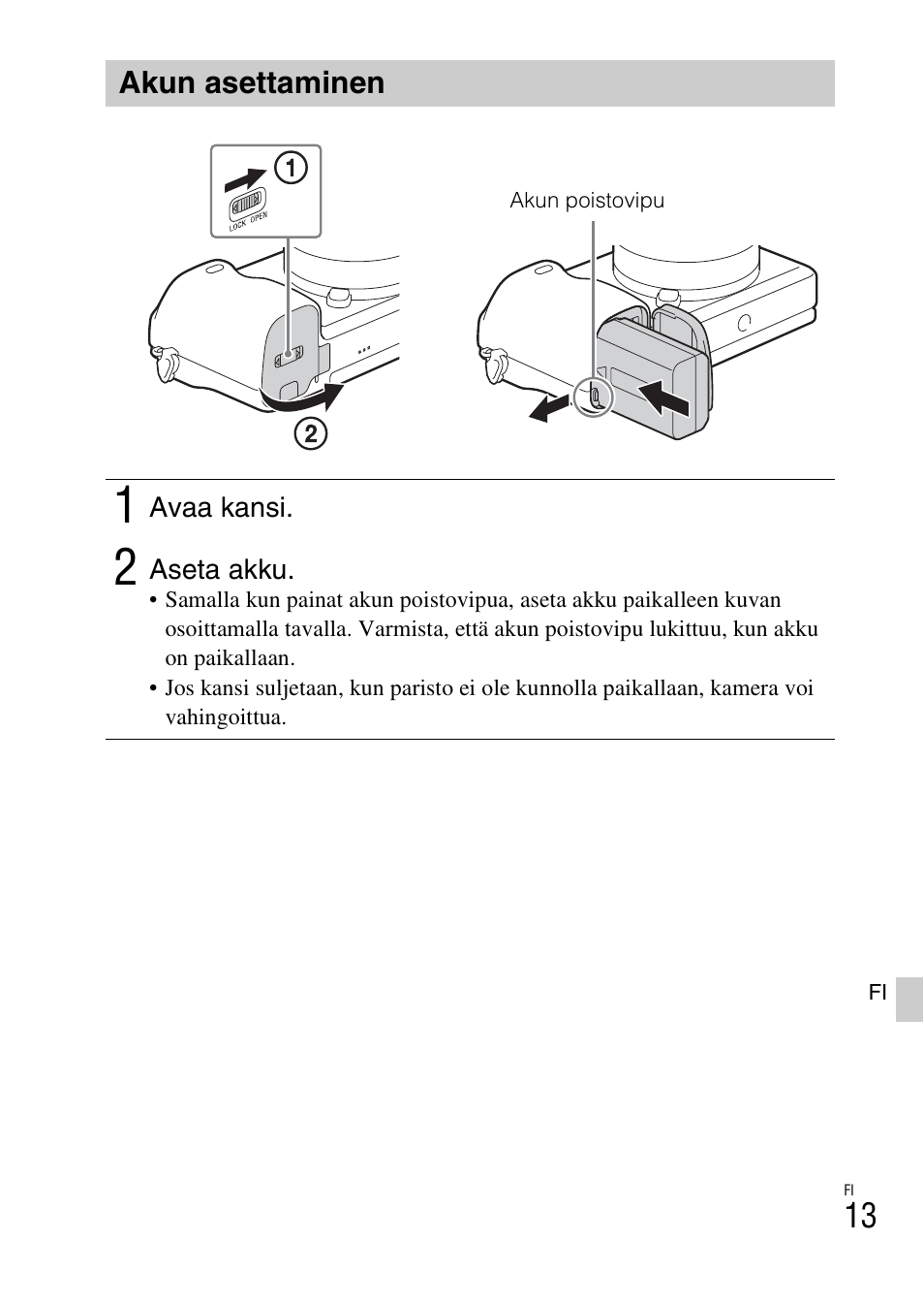 Akun asettaminen | Sony ILCE-6000L User Manual | Page 427 / 519