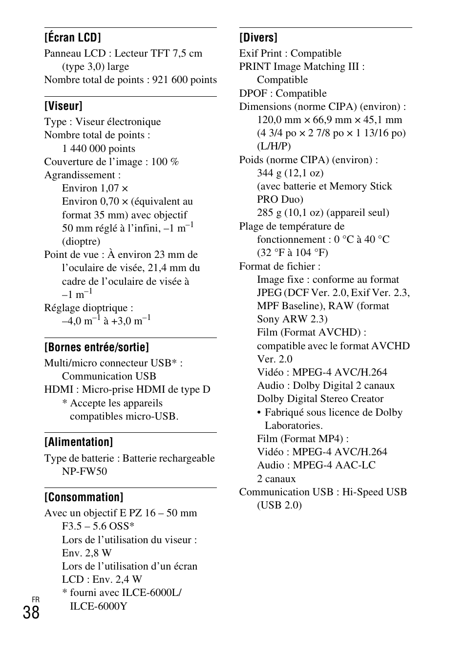 Sony ILCE-6000L User Manual | Page 74 / 519