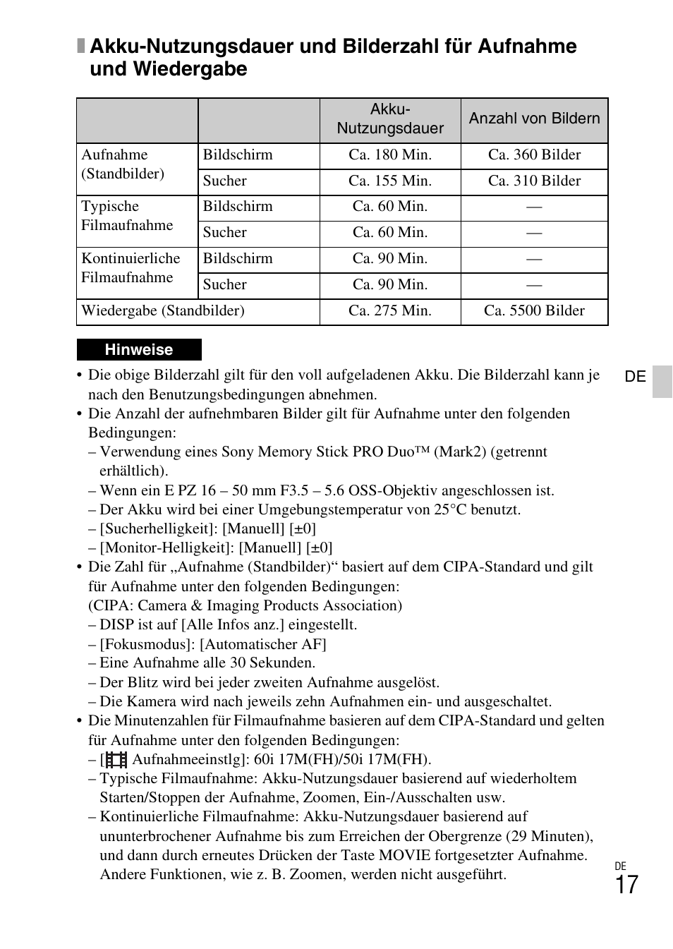 Sony ILCE-6000L User Manual | Page 93 / 519