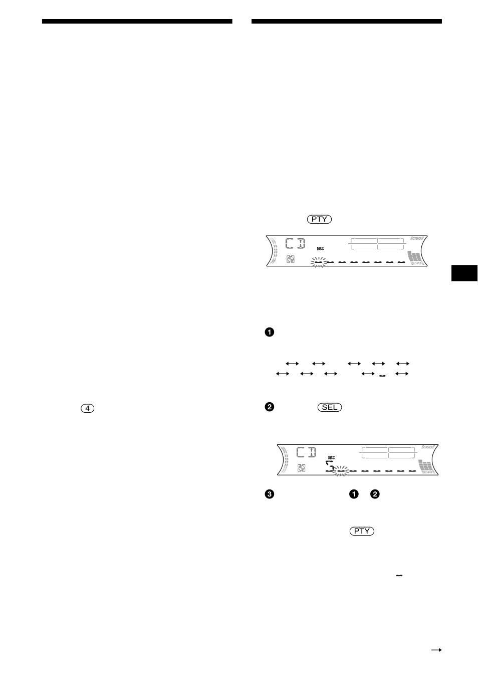 Riproduzione dei brani in ordine casuale, Riproduzione in ordine casuale, Assegnazione di un nome a un cd | Funzione di promemoria disco, Shuf 13, 13 riproduzione dei brani in ordine casuale | Sony MDX-F5800 User Manual | Page 105 / 156