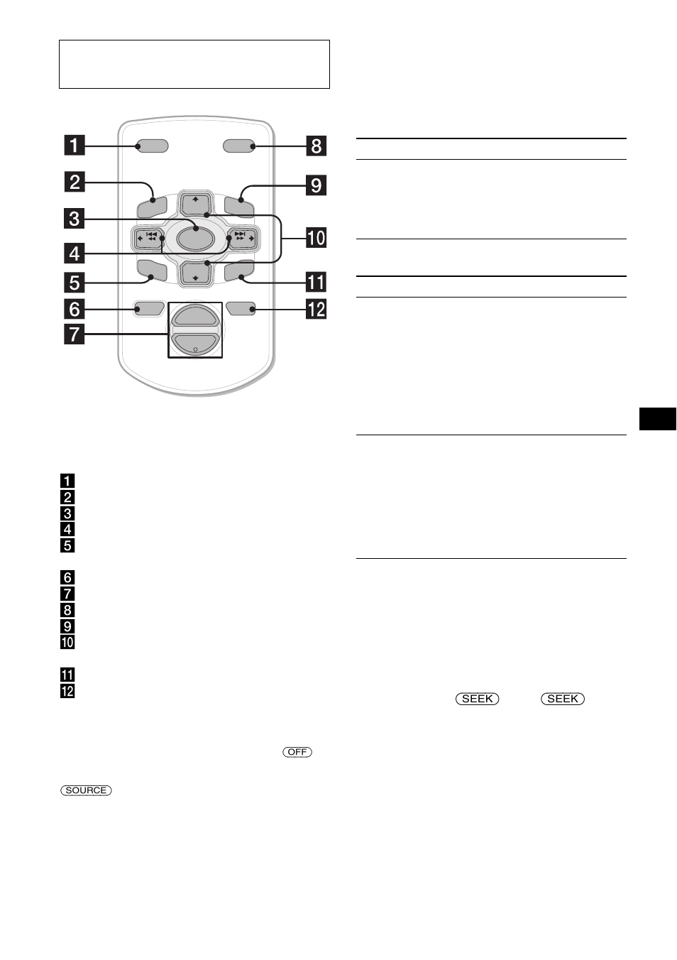 Met dit apparaat) (met optioneel apparaat), Tracks blijven overslaan, Kaartafstandsbediening rm-x114 (optioneel) | Sony MDX-F5800 User Manual | Page 127 / 156