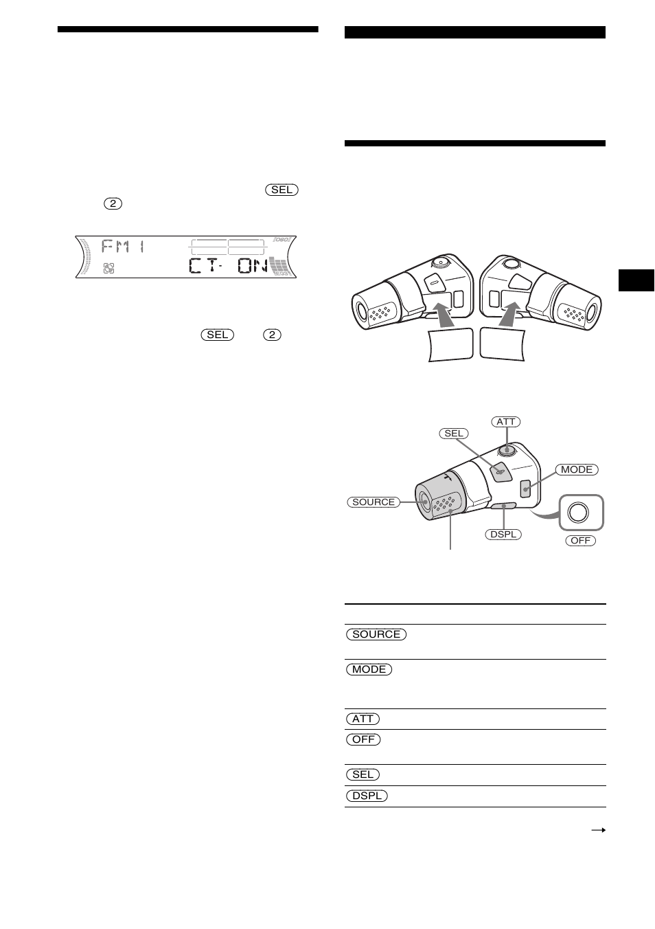 Setting the clock automatically, Ct (clock time), Other functions | Using the rotary commander, 19 setting the clock automatically | Sony MDX-F5800 User Manual | Page 19 / 156