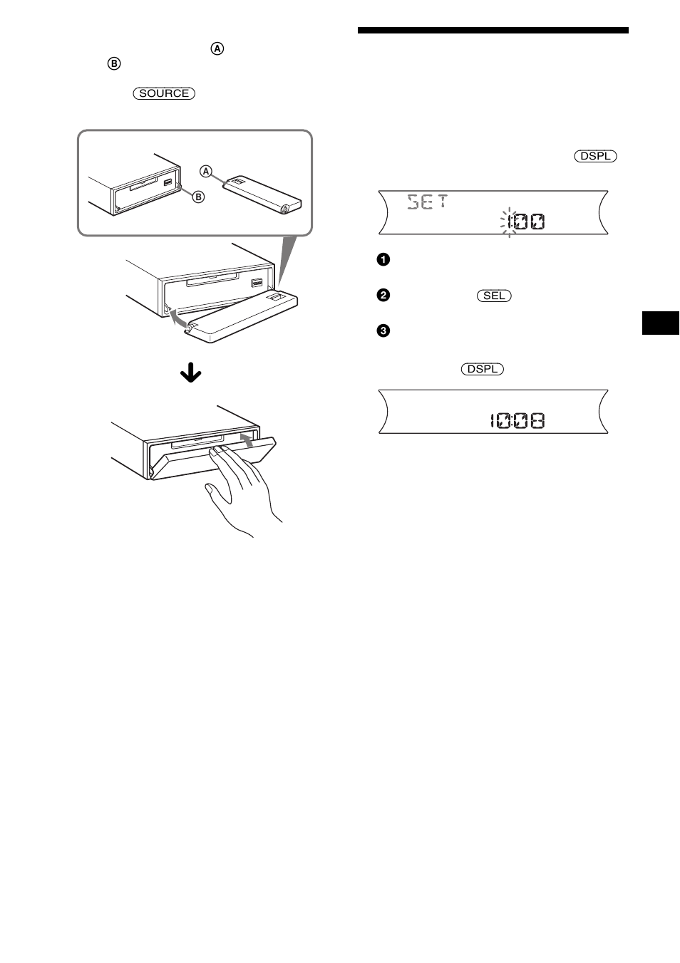 Einstellen der uhr | Sony MDX-F5800 User Manual | Page 37 / 156
