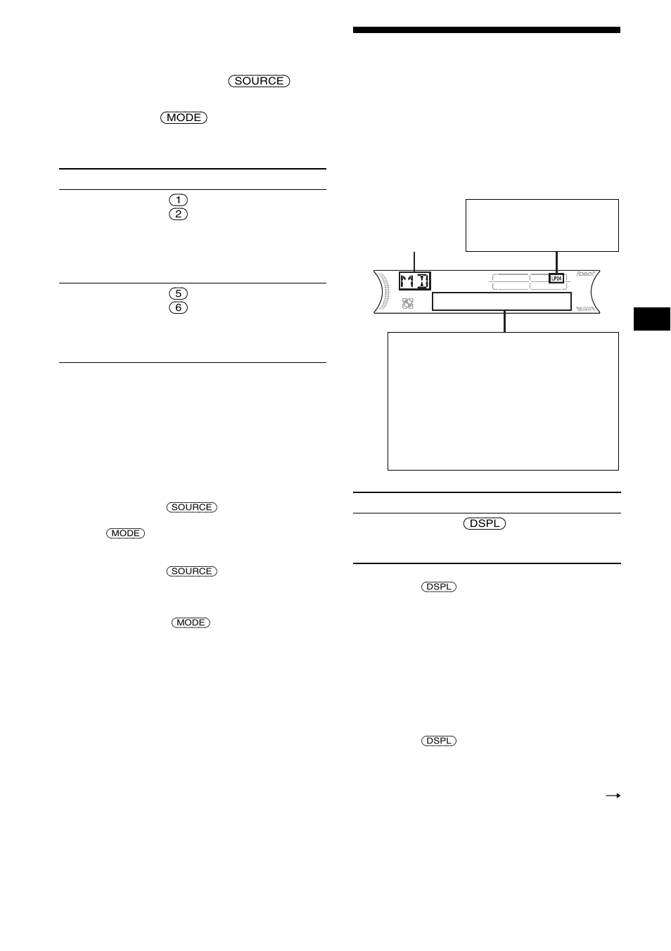 Informationen im display | Sony MDX-F5800 User Manual | Page 39 / 156