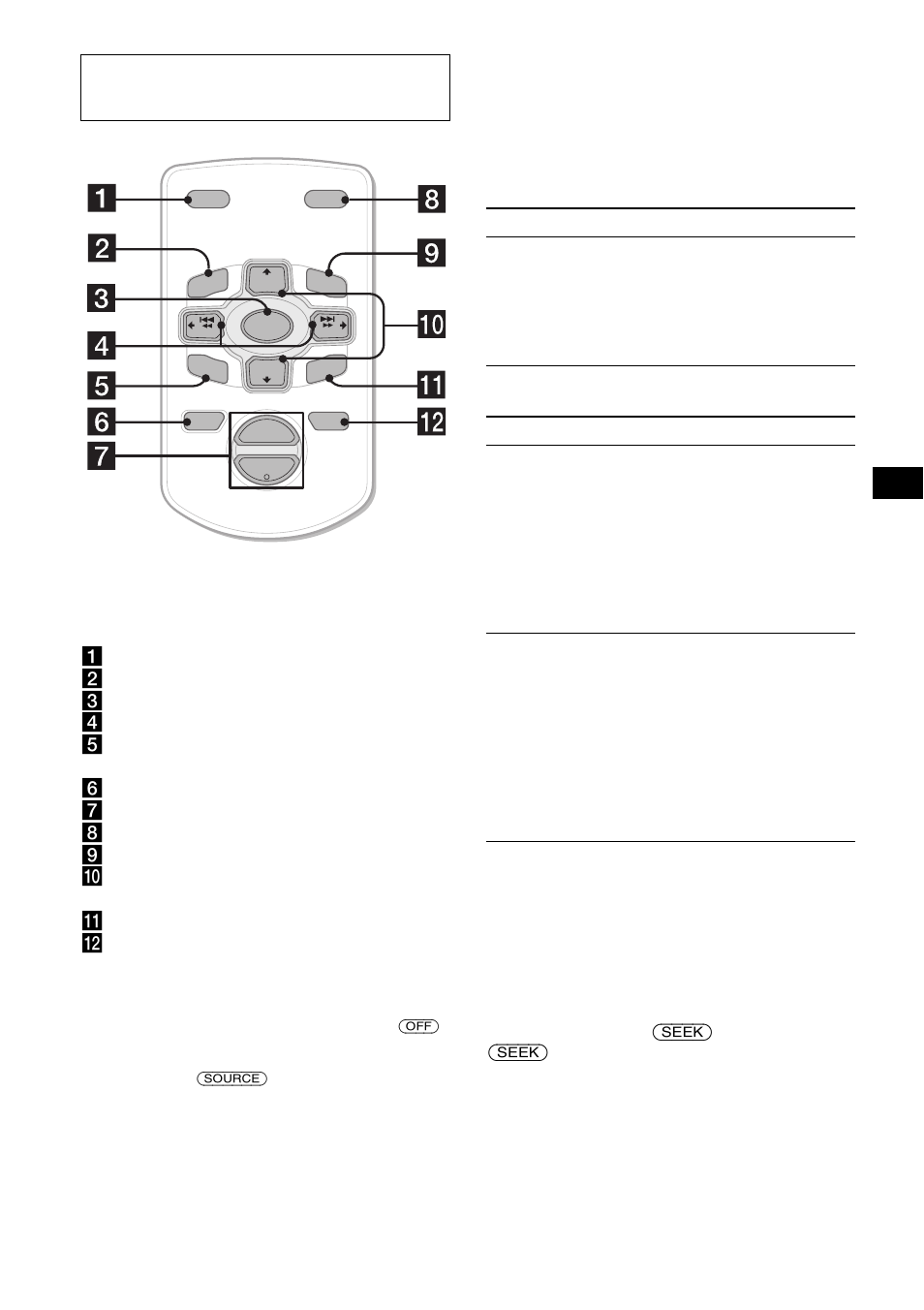 Avec cet appareil) (avec un appareil en option), Saut de plusieurs plages de suite, Mini-télécommande rm-x114 (en option) | Sony MDX-F5800 User Manual | Page 65 / 156