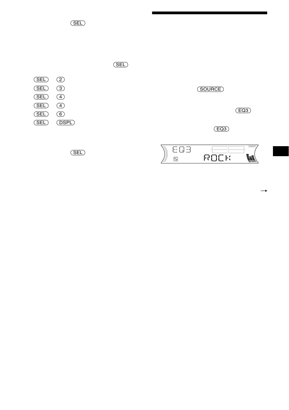 Réglage de l’égaliseur (eq3) | Sony MDX-F5800 User Manual | Page 85 / 156