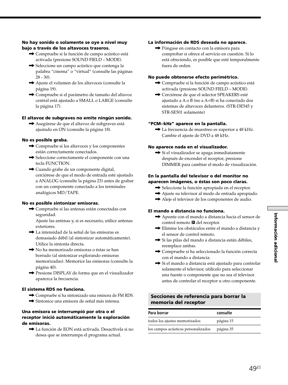Sony STR-SE501 User Manual | Page 105 / 226