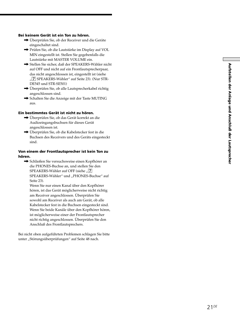 Sony STR-SE501 User Manual | Page 21 / 226