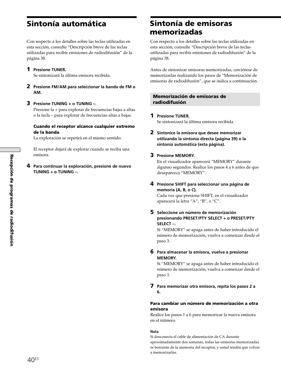 Sony STR-SE501 User Manual | Page 96 / 226