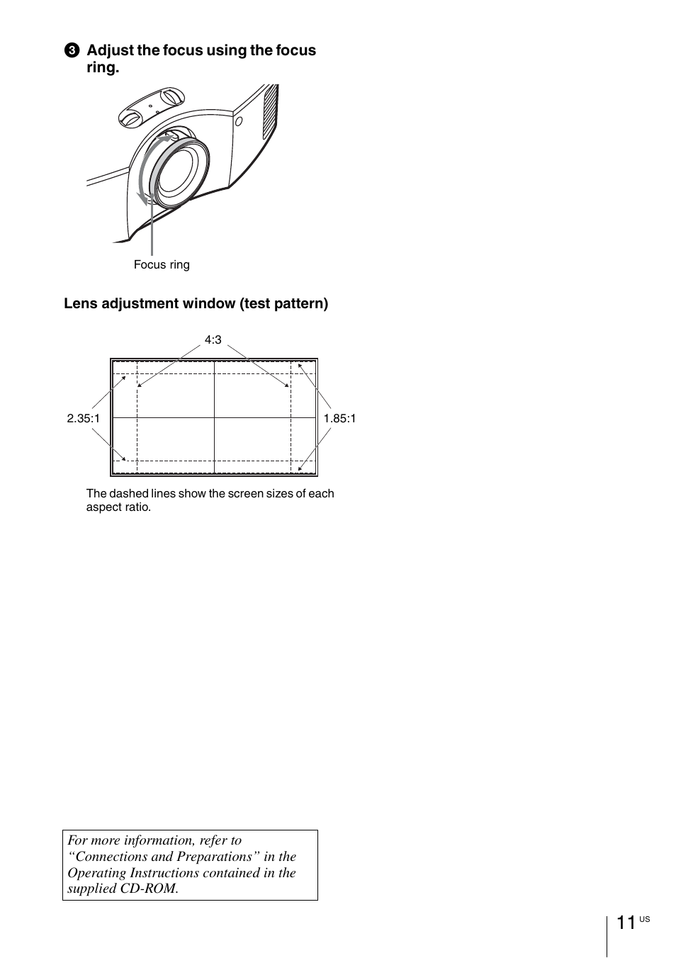 Sony VPL-HW55ES User Manual | Page 11 / 134