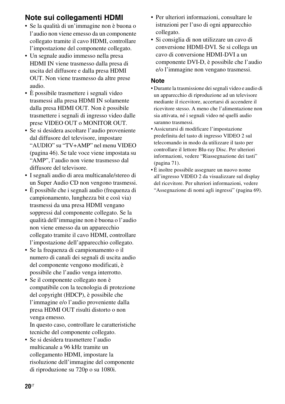 Sony STR-DG710 User Manual | Page 20 / 168