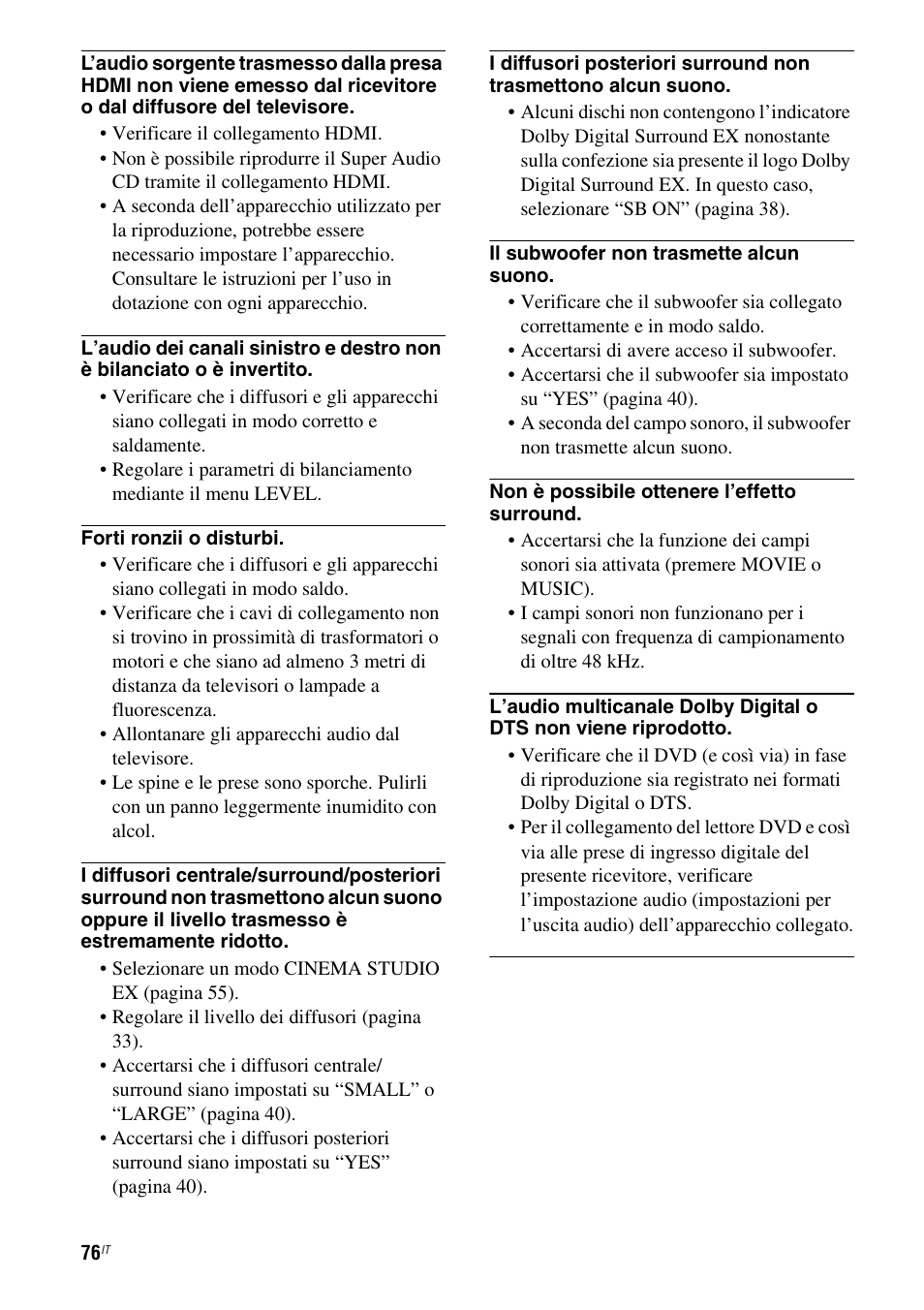 Sony STR-DG710 User Manual | Page 76 / 168